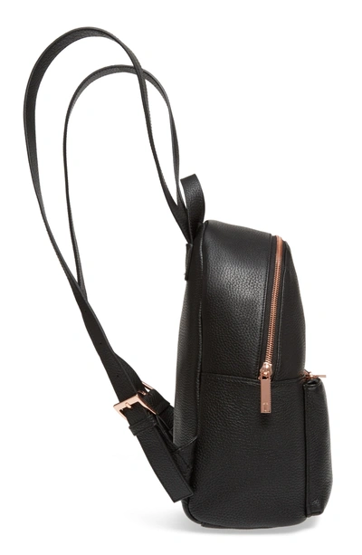 Shop Ted Baker Pearen Leather Backpack - Black