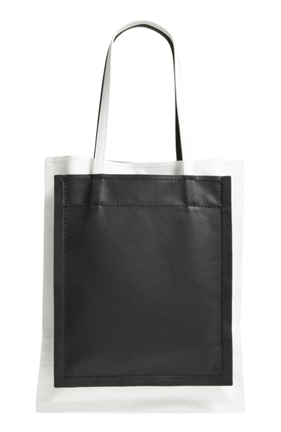 Shop 3.1 Phillip Lim / フィリップ リム Leather Slim Accordion Tote - White In Natural