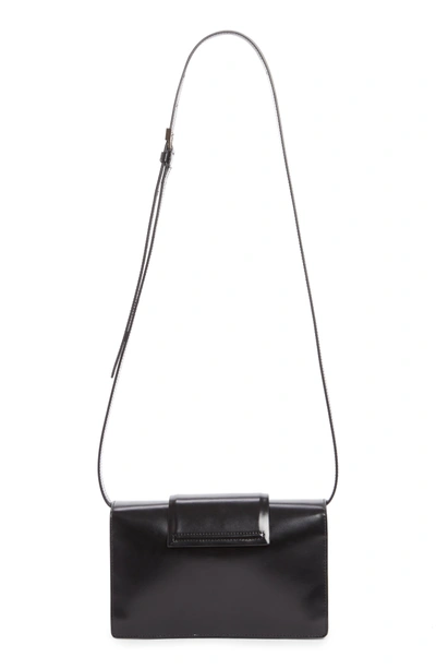 Shop Givenchy Small Infinity Calfskin Leather Shoulder Bag - Black