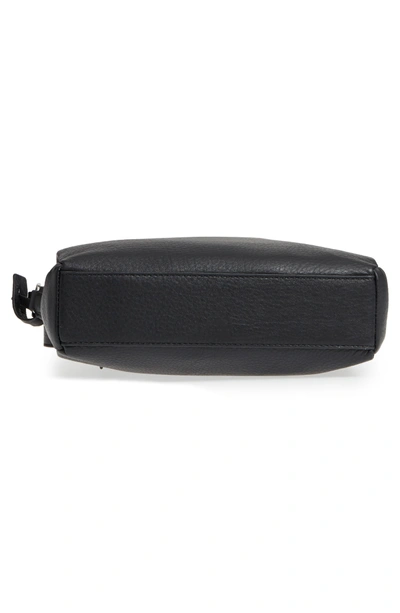 Shop Vince Camuto Staja Leather Crossbody Bag - Black In Nero