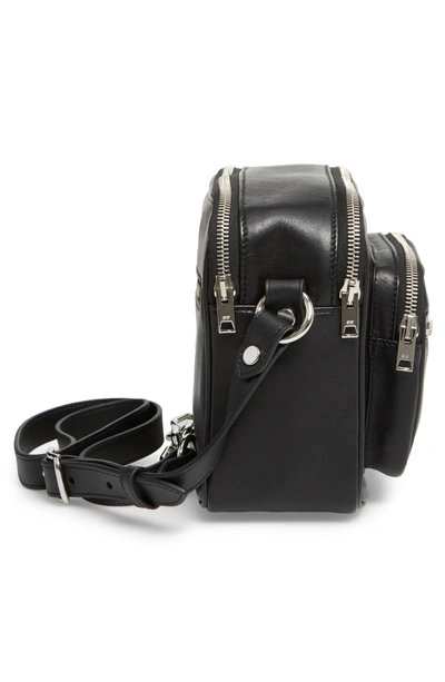 Shop Alexander Wang Washed Leather Crossbody Bag - Black