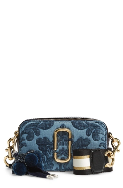 Shop Marc Jacobs Snapshot Jacquard Crossbody Bag - Blue