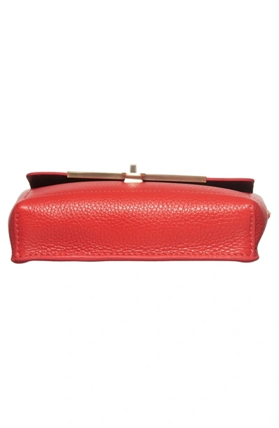 Shop Botkier Vivi Leather Crossbody Bag - Red In Sienna