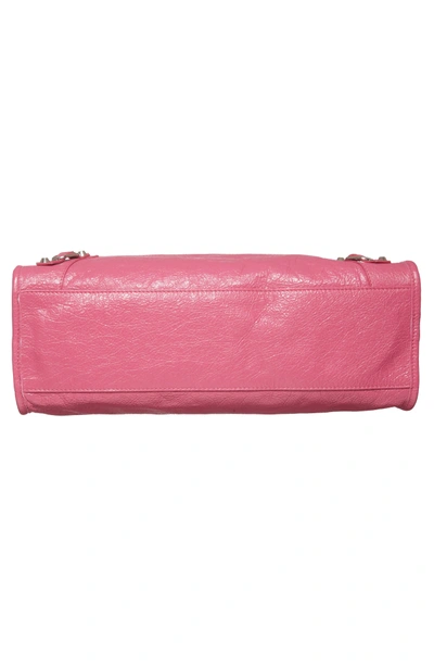 Shop Balenciaga Classic City Aj Leather Tote - Pink In Rose Flamingo