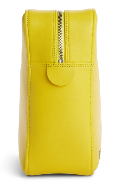 Shop Balenciaga Small Triangle Duffel Bag - Yellow In Jaune