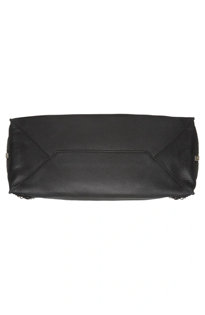 Shop Balenciaga Papier A4 Zip Around Leather Tote In 1000 Noir