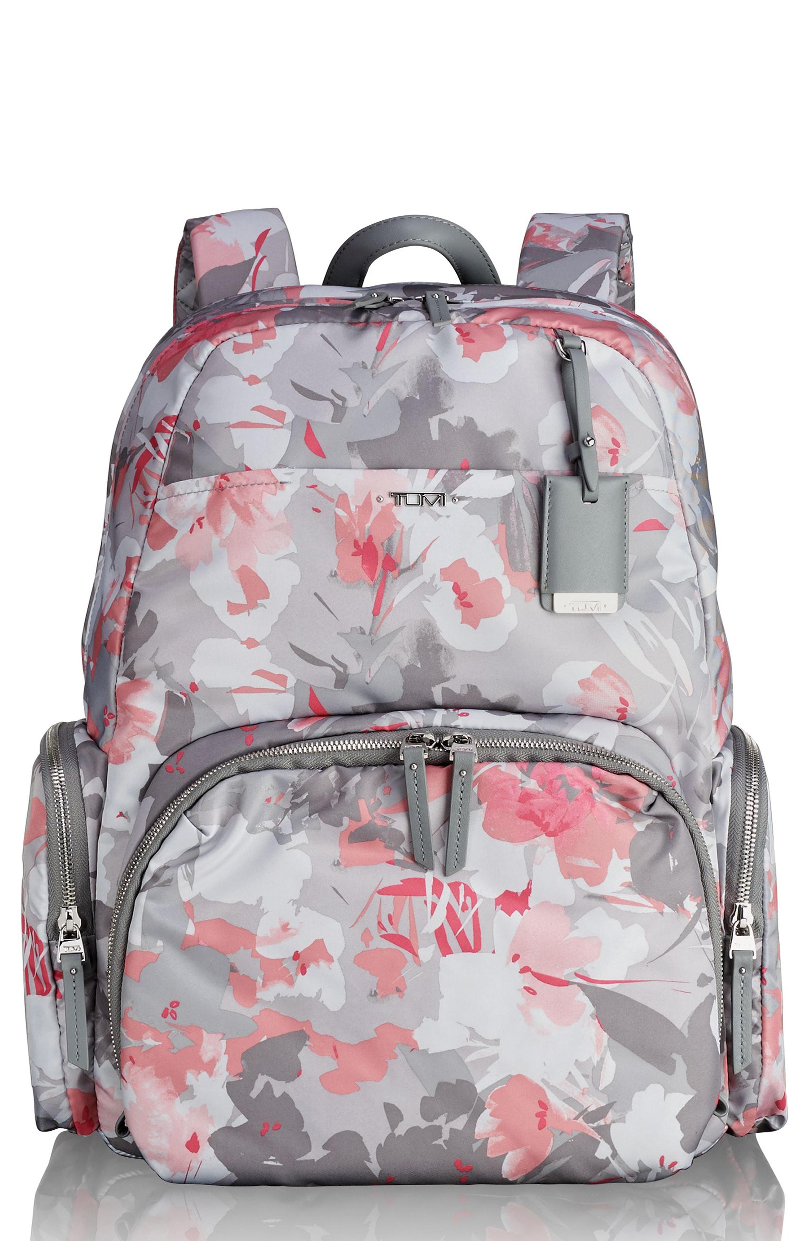 tumi canvas backpack