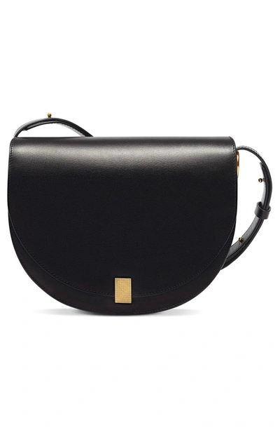 Shop Victoria Beckham Half Moon Box Shoulder Bag - Black