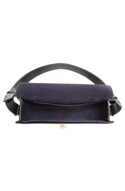 Shop Victoria Beckham Half Moon Box Shoulder Bag - Black