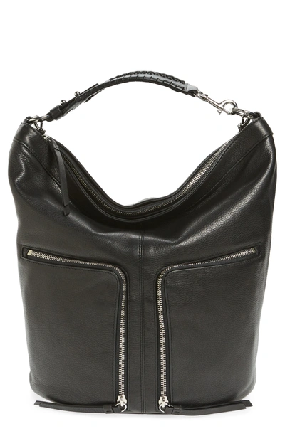 Shop Allsaints Fetch Leather Backpack - Black