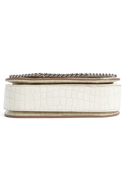 Shop Stella Mccartney Falabella Box Shoulder Bag - White In Ivory