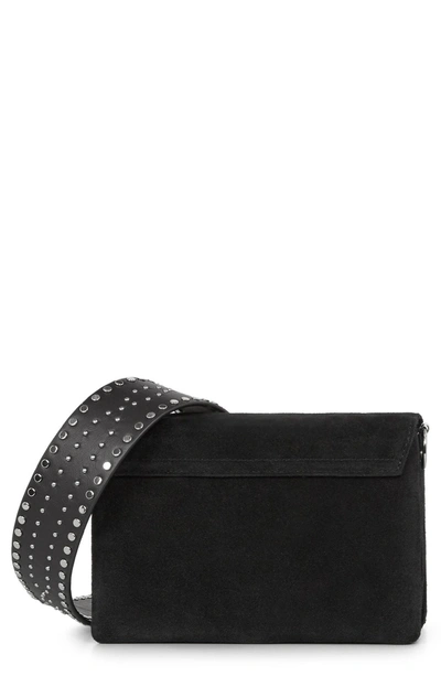Billie Mini Suede Crossbody Bag Black