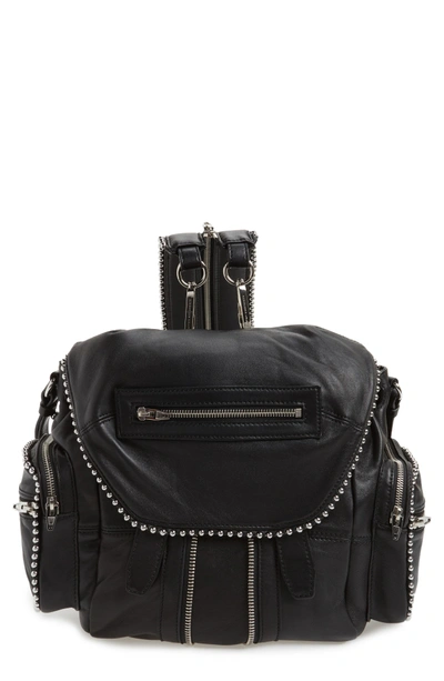 Shop Alexander Wang Mini Marti Ball Stud Leather Backpack In Black