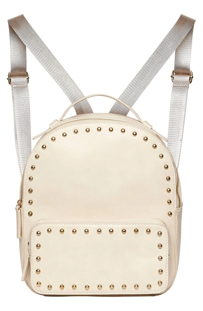 Shop Urban Originals Star Seeker Vegan Leather Backpack - Grey In Stone