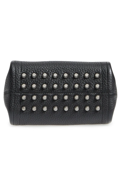 Shop Alexander Wang Mini Darcy Leather Shoulder Bag - Black