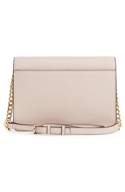 Michael Michael Kors Large Daniela Leather Crossbody Bag - Pink In Soft Pink