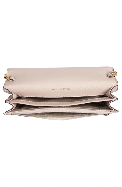 Michael Michael Kors Large Daniela Leather Crossbody Bag - Pink In Soft Pink