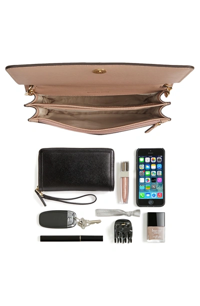 Michael Michael Kors Large Daniela Leather Crossbody Bag - Pink In Soft Pink