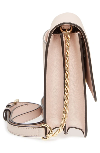 Michael Michael Kors Large Daniela Leather Crossbody Bag - Pink In Soft Pink