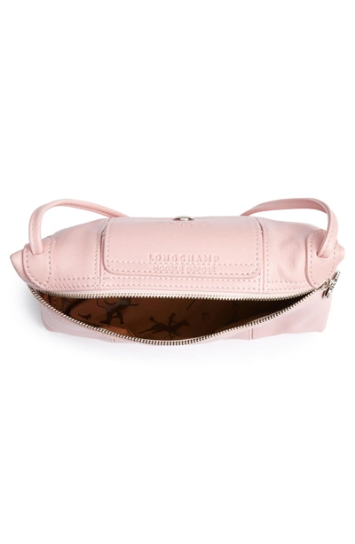 ♥ LONGCHAMP Le Pliage Cuir Crossbody Bag - Small / Pink ♥ ➩ To