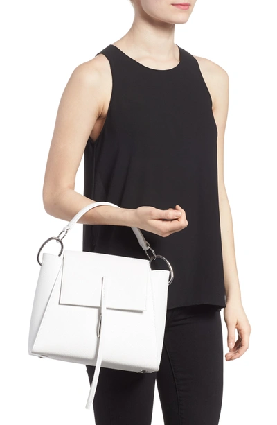 Shop 3.1 Phillip Lim / フィリップ リム Leigh Top Handle Leather Satchel In Off White