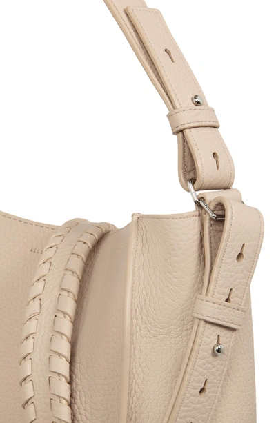 Shop Allsaints 'kita' Leather Shoulder/crossbody Bag - Beige In Natural