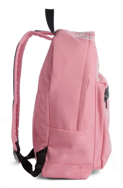 Shop Kenzo Sport Logo Nylon Backpack - Pink In Flamingo Pink