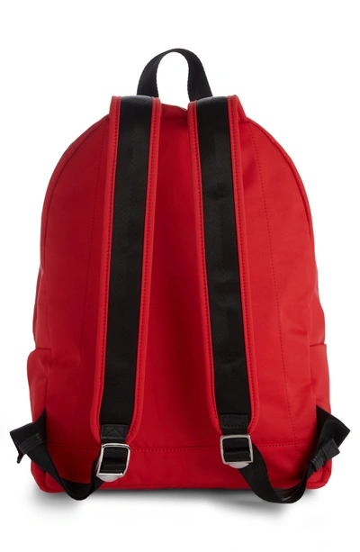 Shop Kenzo Sport Logo Nylon Backpack - Red In Medium Red