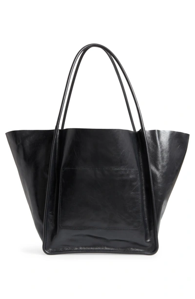 Shop Proenza Schouler Extra Large Leather Tote - Black