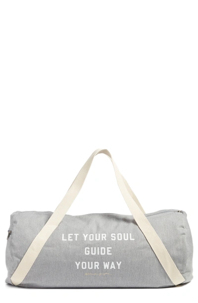 Spiritual Gangster Soul Guide Your Way Duffel Bag Grey In Heather Grey ModeSens