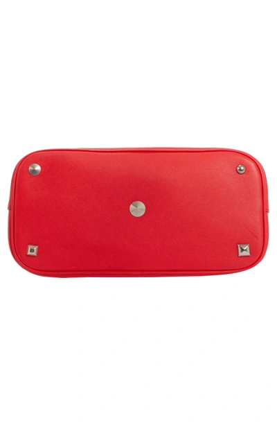 Shop Maison Margiela Medium 5ac Leather Handbag - Red In Tomato