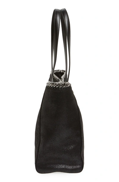 Shop Stella Mccartney 'falabella - Shaggy Deer' Faux Leather Tote - Black