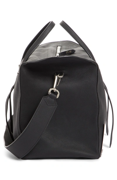 Shop Calvin Klein 205w39nyc Medium Calfskin Satchel - Black