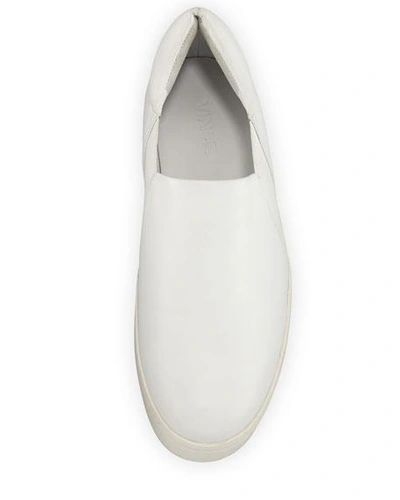 Vince Warren Platform Slip-on Sneaker In Plaster (white)