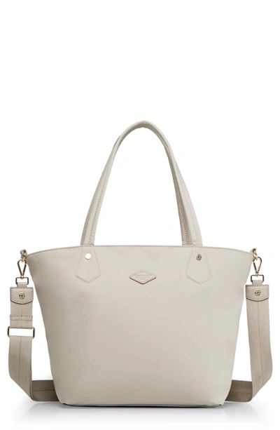 Shop Mz Wallace Soho Tote - Beige In Atmosphere