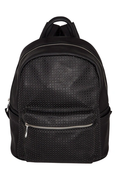 Shop Urban Originals Lola Perforated Vegan Leather Backpack - Black