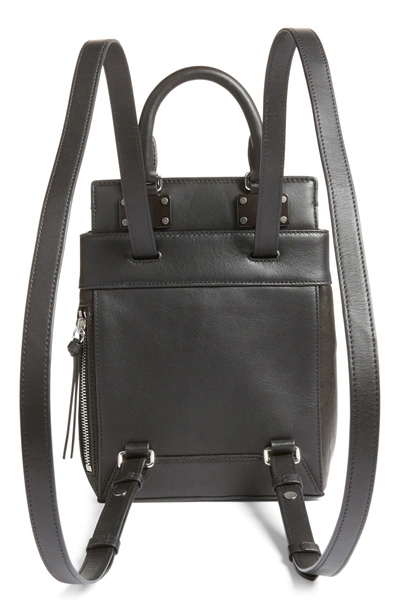 Shop Rag & Bone Small Pilot Ii Leather Backpack - Black