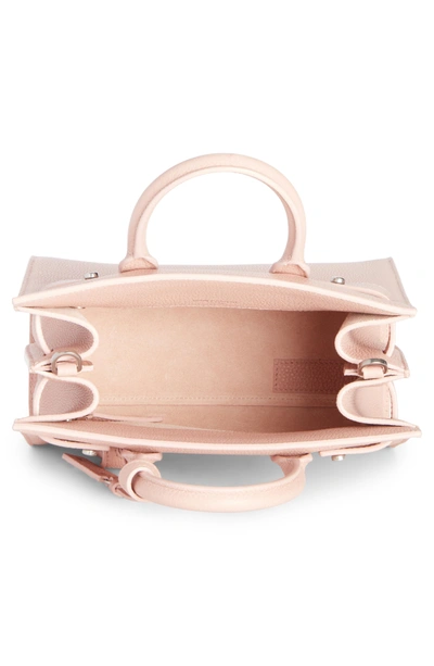 Shop Saint Laurent Nano Sac Du Jour Leather Tote - Pink In Pale Pink