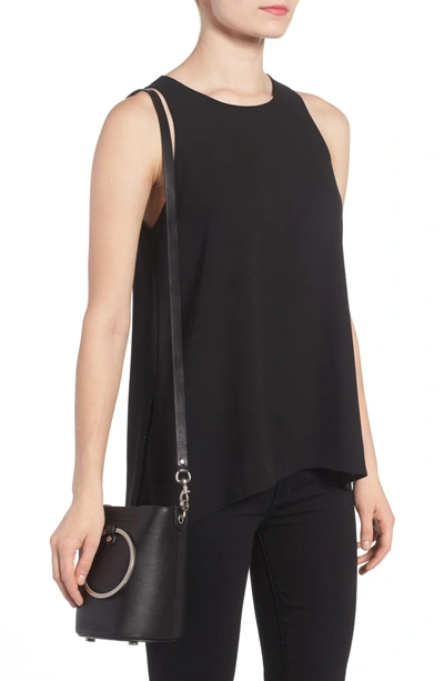 Shop Rebecca Minkoff Ring Leather Bucket Bag - Black