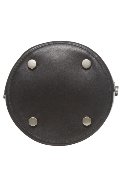 Shop Rebecca Minkoff Ring Leather Bucket Bag - Black