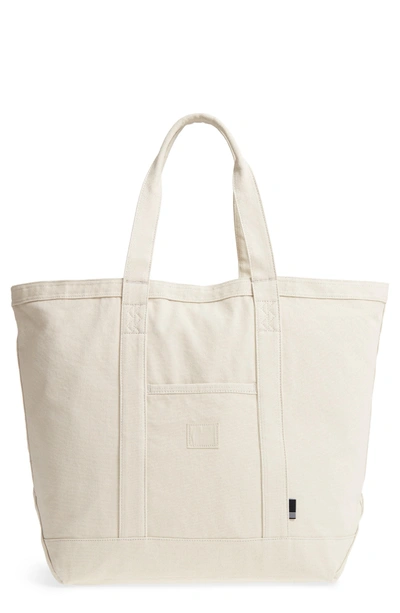 Shop Herschel Supply Co Hershel Supply Co. Bamfield Cotton Canvas Tote - Grey In Silver Birch