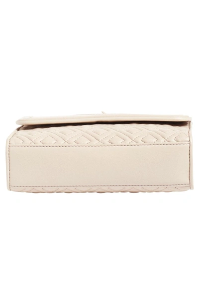 Shop Tory Burch 'small Fleming' Quilted Leather Shoulder Bag - Beige In Bedrock