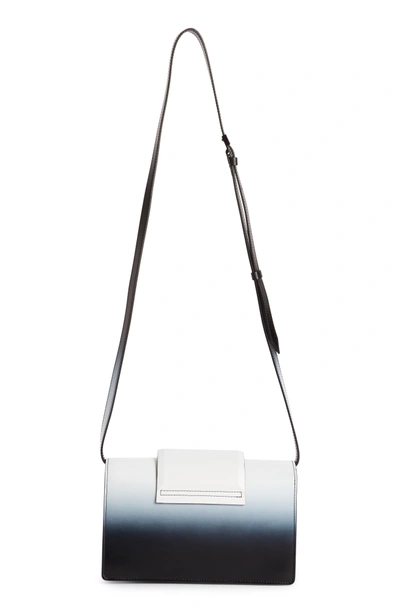 Shop Givenchy Small Infinity Degrade Calfskin Shoulder Bag - Black In Black/ White