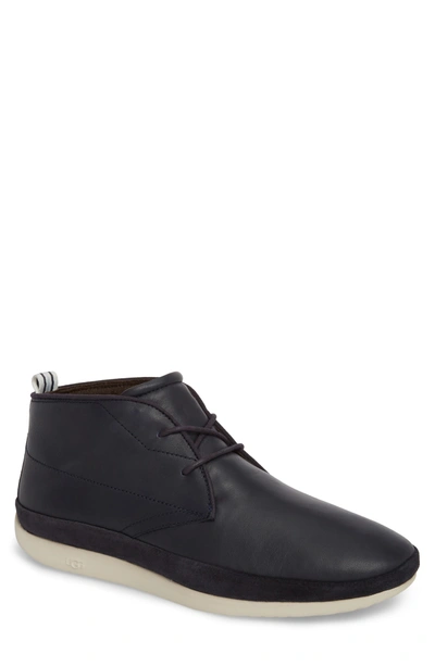 Shop Ugg Cali Chukka Boot In Navy/navy Leather