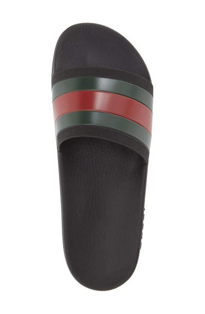 Shop Gucci '72 Sport Slide In Black/black