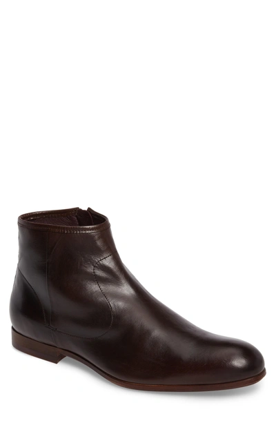 Shop Ted Baker Prugna Zip Boot In Brown Leather