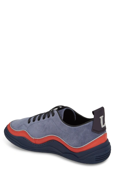 Shop Lanvin Diving Sneaker In Lavender Suede