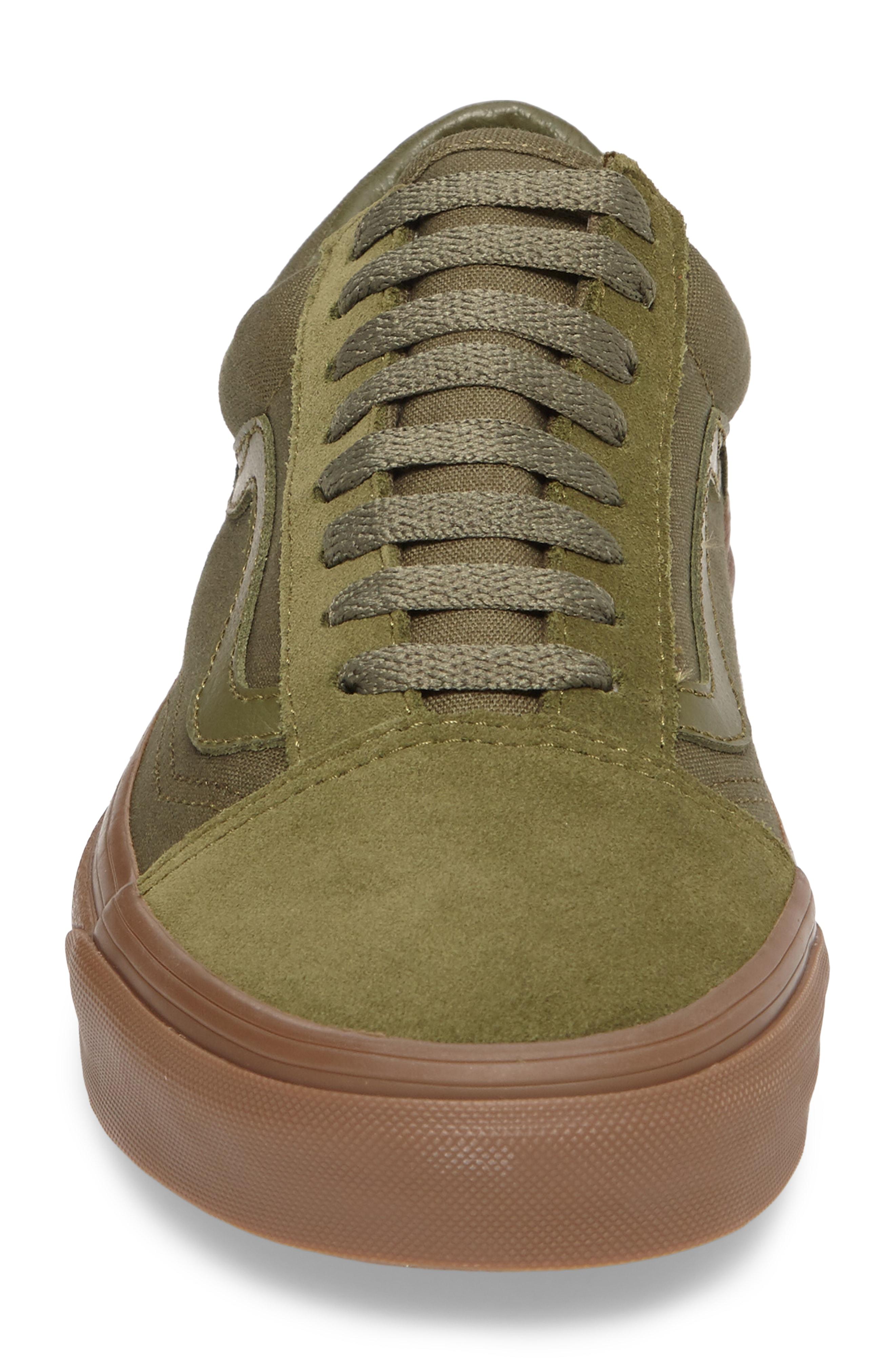 vans old skool winter moss gum
