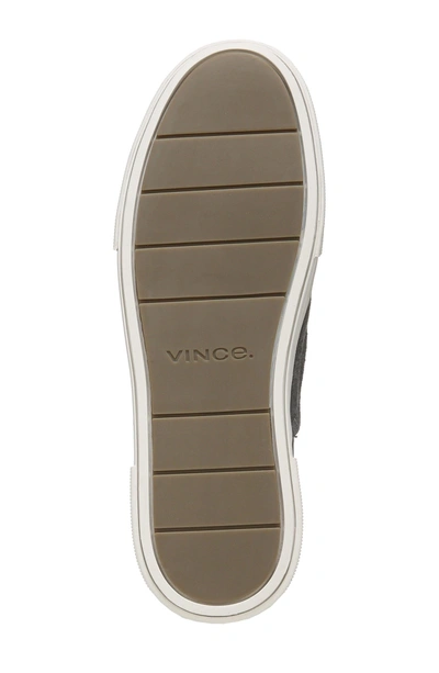 Shop Vince Vernon Slip-on Sneaker In Graphite/ Cuoio