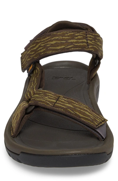 Shop Teva Hurricane Xlt 2 Sandal In Black/ Olive Nylon